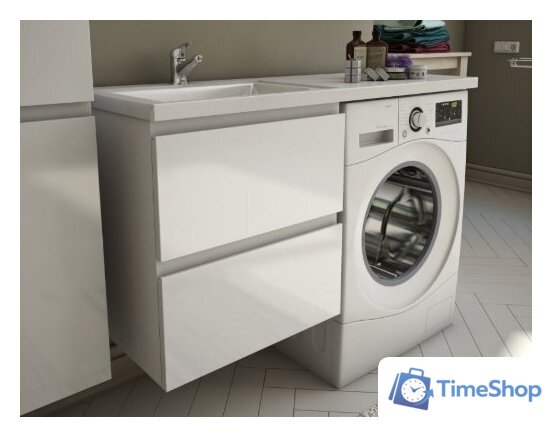  Эстет Тумба Dallas Luxe ФР-00002020 с умывальником Dallas 110 (левая) - Изображение №5 — Интернет-магазин Time-Shop