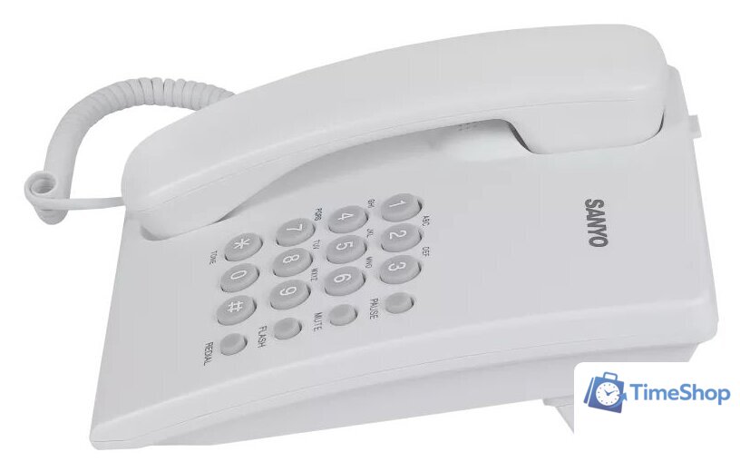 Проводной телефон Sanyo RA-S204W - Изображение №4 — Интернет-магазин Time-Shop