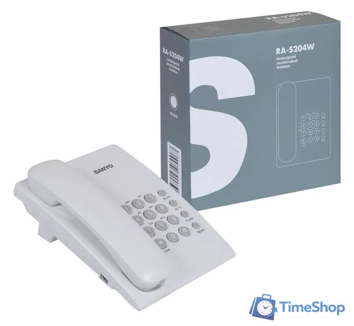 Проводной телефон Sanyo RA-S204W - Изображение №8 — Интернет-магазин Time-Shop