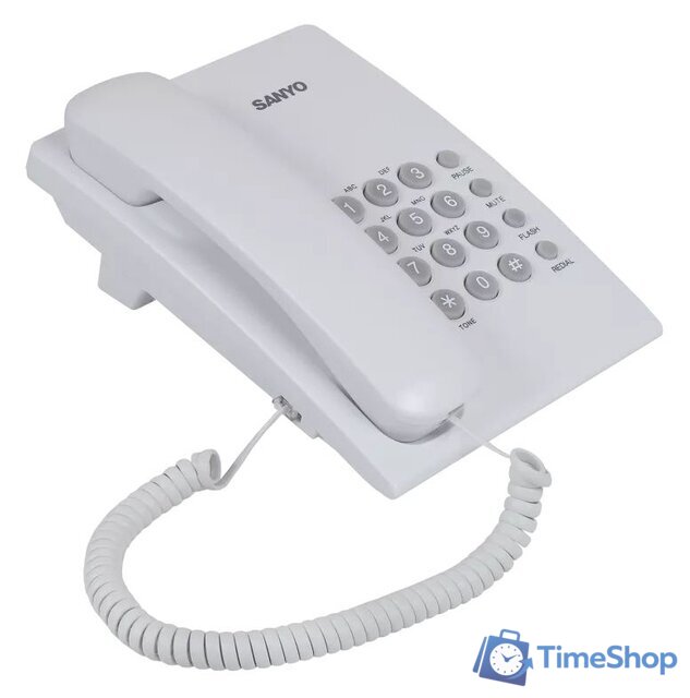 Проводной телефон Sanyo RA-S204W - Изображение №2 — Интернет-магазин Time-Shop