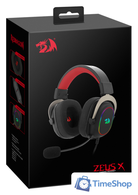 Наушники Redragon Zeus X (черный) - Изображение №11 — Интернет-магазин Time-Shop