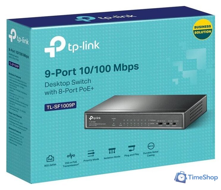Неуправляемый коммутатор TP-Link TL-SF1009P - Изображение №8 — Интернет-магазин Time-Shop