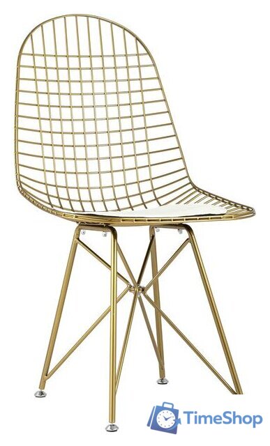 Стул Stool Group Eiffel (золотой/белая подушка) - Изображение №1 — Интернет-магазин Time-Shop