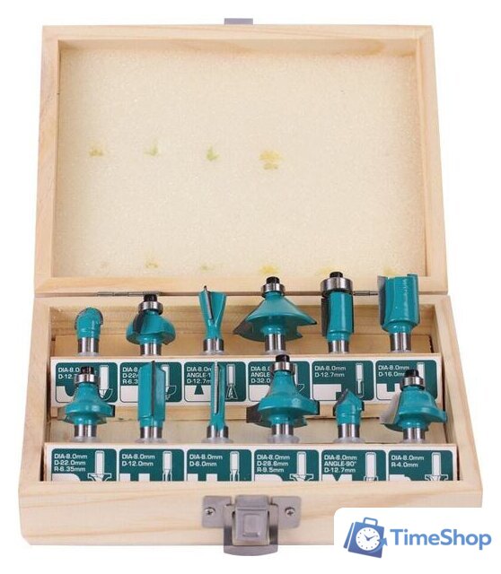 Набор фрез Total TACSR1121 (12 шт) - Изображение №1 — Интернет-магазин Time-Shop