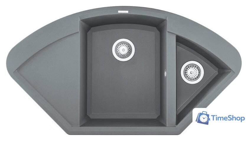 Кухонная мойка Elleci Easy Corner Titanium 73 - Изображение №1 — Интернет-магазин Time-Shop