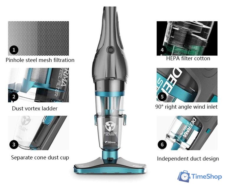 Пылесос Deerma DX900 - Изображение №5 — Интернет-магазин Time-Shop