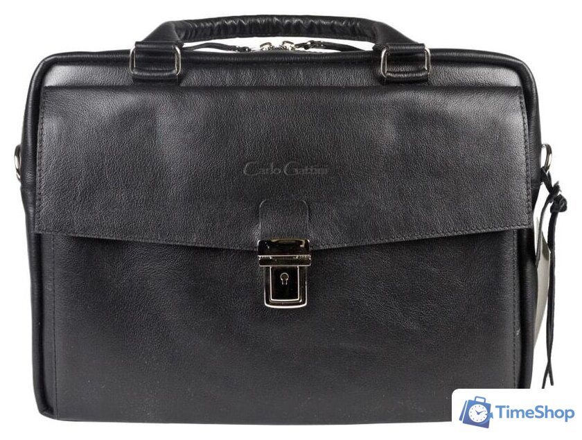 Портфель Carlo Gattini Terrazzo 1031-01 (черный) - Изображение №2 — Интернет-магазин Time-Shop