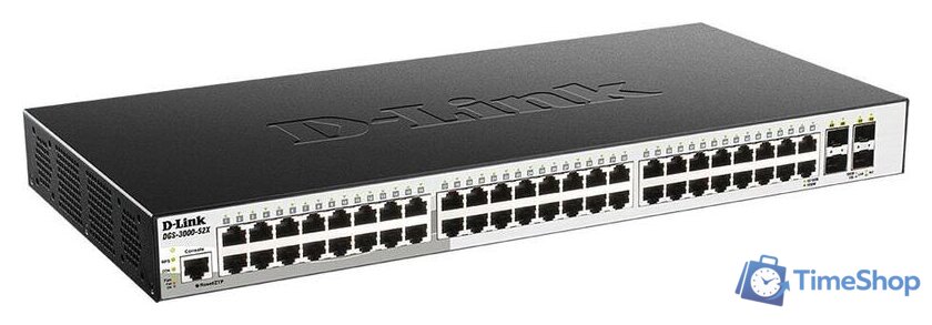 Управляемый коммутатор 2-го уровня D-Link DGS-3000-52X/B2A - Изображение №2 — Интернет-магазин Time-Shop