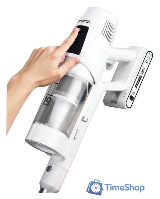 Пылесос Polaris PVCSDC 3000 Wi-Fi IQ Home (белый) - Изображение №8 — Интернет-магазин Time-Shop