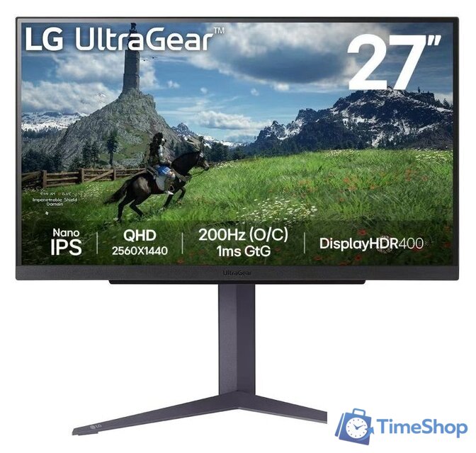 Игровой монитор LG UltraGear 27GS85Q-B - Изображение №1 — Интернет-магазин Time-Shop