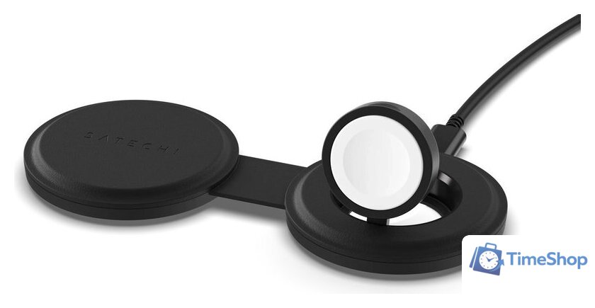 Беспроводное зарядное Satechi OntheGo 2-in-1 Charger ST-QTG21K (черный) - Изображение №2 — Интернет-магазин Time-Shop