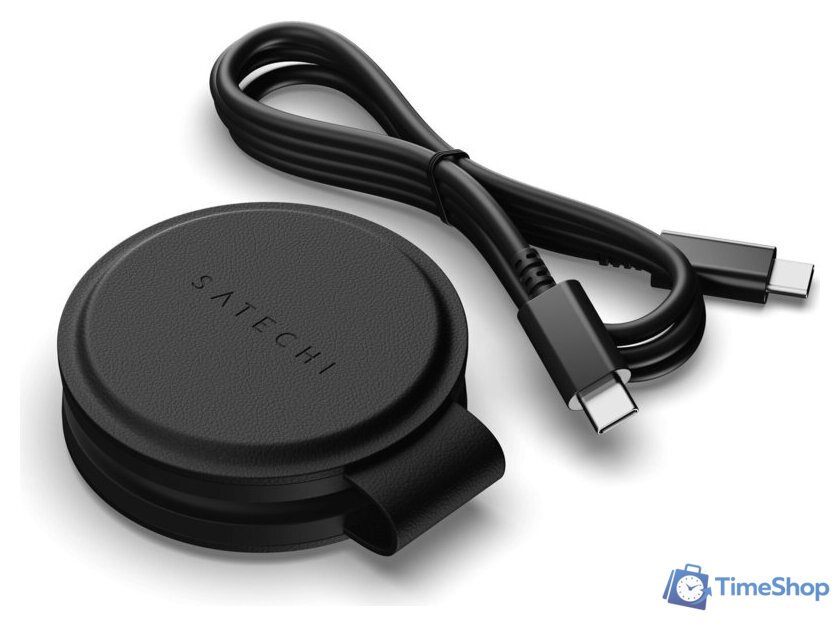 Беспроводное зарядное Satechi OntheGo 2-in-1 Charger ST-QTG21K (черный) - Изображение №4 — Интернет-магазин Time-Shop