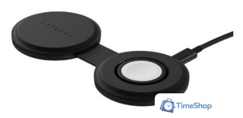 Беспроводное зарядное Satechi OntheGo 2-in-1 Charger ST-QTG21K (черный) - Изображение №1 — Интернет-магазин Time-Shop