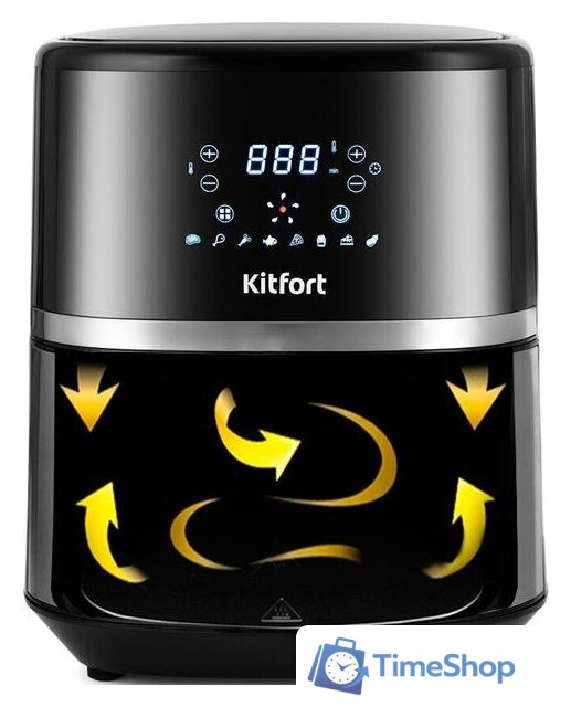 Аэрогриль (аэрофритюрница) Kitfort KT-2221 - Изображение №3 — Интернет-магазин Time-Shop