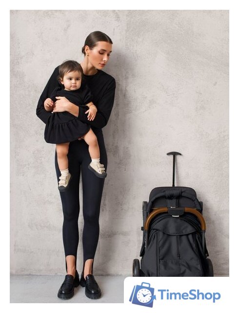 Коляска прогулочная «книга» Amarobaby Airy (черный) - Изображение №3 — Интернет-магазин Time-Shop