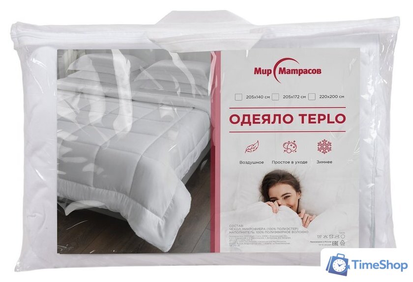 Одеяло Мир матрасов Teplo 200x220 - Изображение №20 — Интернет-магазин Time-Shop
