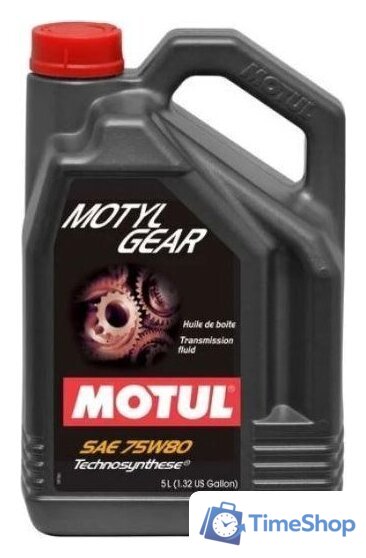 Трансмиссионное масло Motul Motylgear 75W-80 5л - Изображение №1 — Интернет-магазин Time-Shop