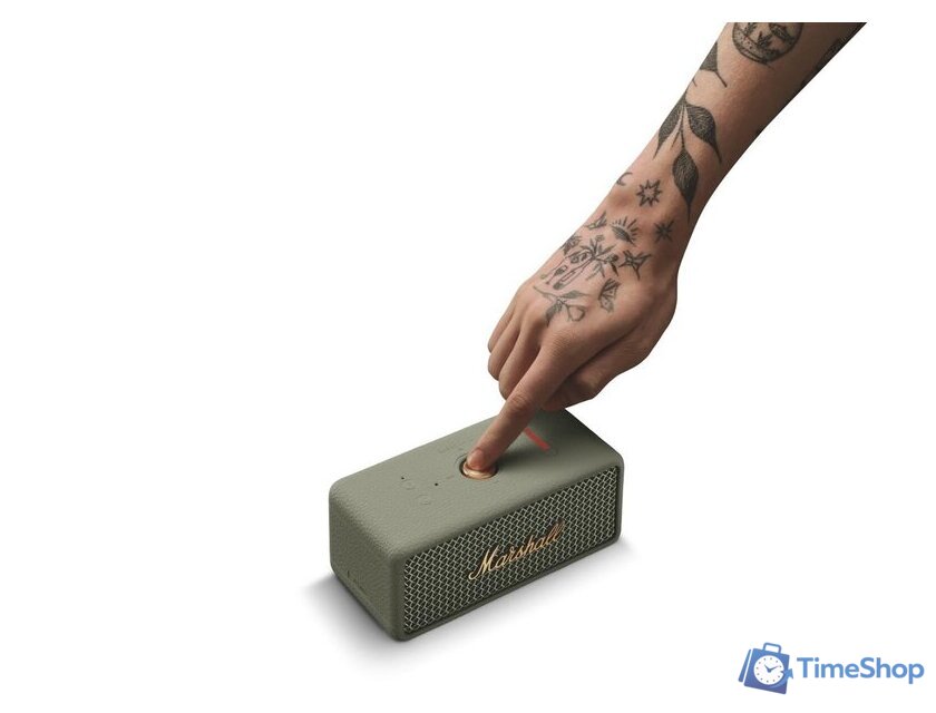 Беспроводная колонка Marshall Emberton III (зеленый) - Изображение №4 — Интернет-магазин Time-Shop
