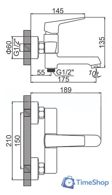 Смеситель Ledeme L3181 - Изображение №2 — Интернет-магазин Time-Shop