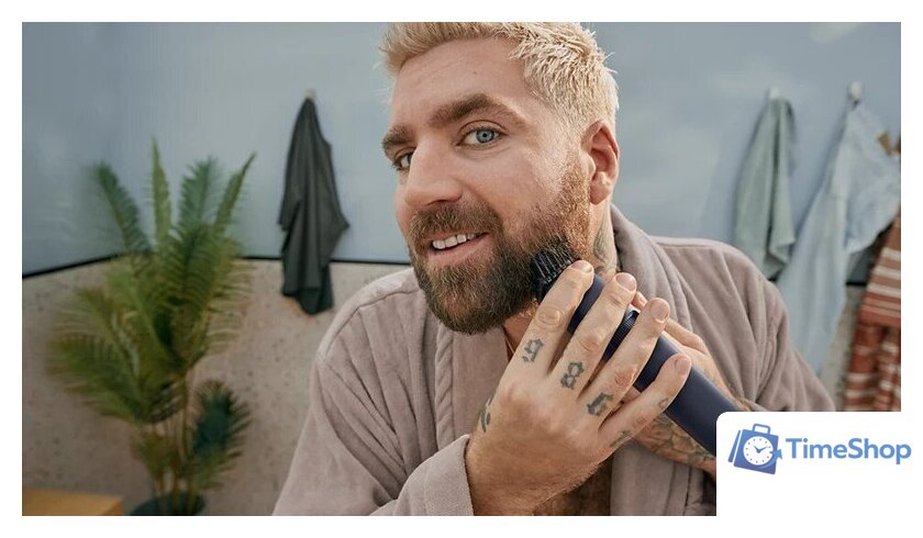 Триммер для бороды и усов Philips Beard Trimmer 3000 Series BT3665/15 - Изображение №6 — Интернет-магазин Time-Shop