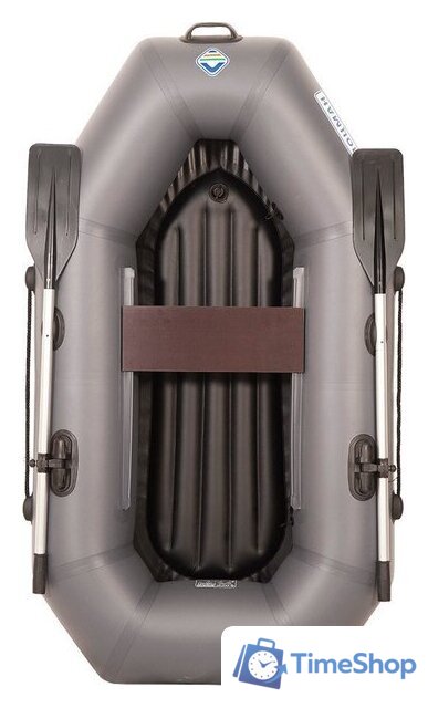 Гребная лодка Лоцман Гребная стандарт ЛС-200 ВНД (серый) - Изображение №2 — Интернет-магазин Time-Shop