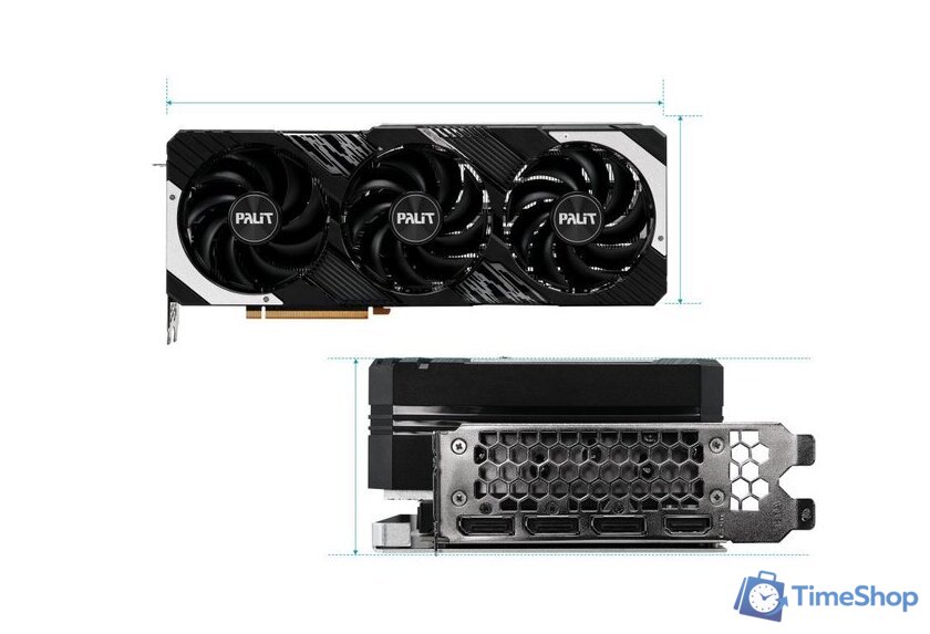 Видеокарта Palit GeForce RTX 4080 GamingPro NED4080019T2-1032A - Изображение №7 — Интернет-магазин Time-Shop