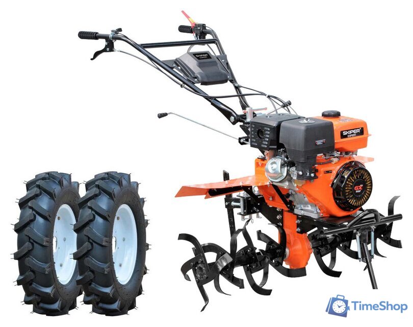 Мотоблок бензиновый Skiper SP-1400SE Expert (колеса 7.00-12) - Изображение №1 — Интернет-магазин Time-Shop