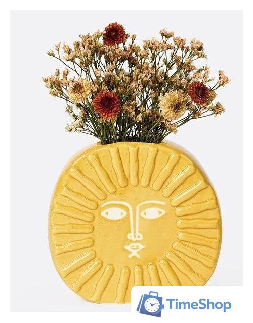 Ваза Doiy Sun DYVASUNYE (желтый) - Изображение №2 — Интернет-магазин Time-Shop