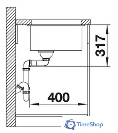 Кухонная мойка Blanco Etagon 700-U (темная скала) 525168 - Изображение №3 — Интернет-магазин Time-Shop