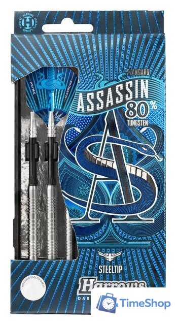 Дротики для дартса Harrows Assassin 80% Tungsten Standard 22gR (3 шт) - Изображение №4 — Интернет-магазин Time-Shop