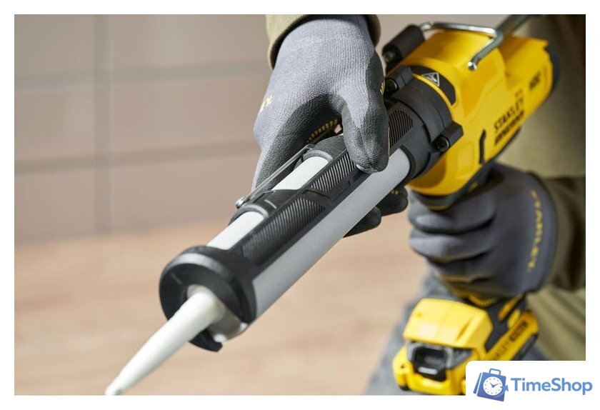 Пистолет для герметика Stanley SFMCE600B (без АКБ) - Изображение №9 — Интернет-магазин Time-Shop