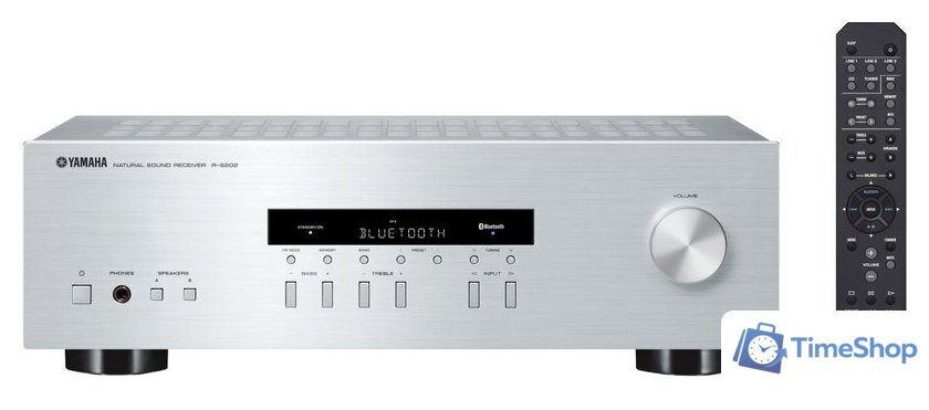 Стереоресивер Yamaha R-S202 (серебристый) - Изображение №2 — Интернет-магазин Time-Shop