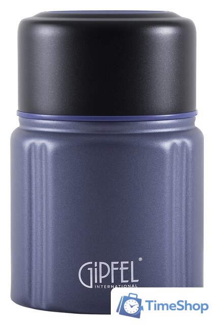 Термос для еды Gipfel 8335 0.65л (синий) - Изображение №1 — Интернет-магазин Time-Shop