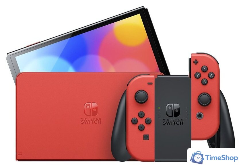 Игровая приставка Nintendo Switch OLED (Mario Red Edition) - Изображение №2 — Интернет-магазин Time-Shop