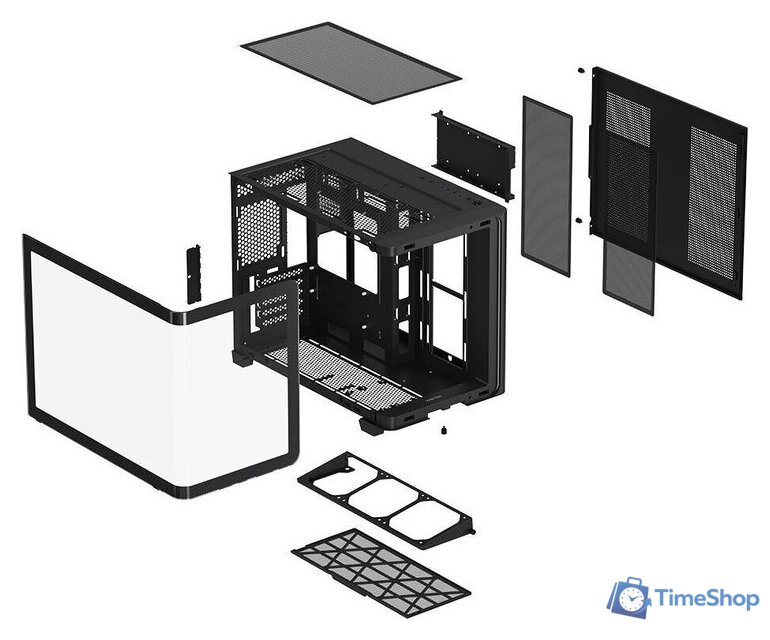 Корпус XASTRA QR600M 6ARGB C10-UC (черный) - Изображение №9 — Интернет-магазин Time-Shop