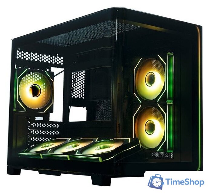 Корпус XASTRA QR600M 6ARGB C10-UC (черный) - Изображение №1 — Интернет-магазин Time-Shop