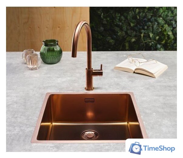 Кухонная мойка Reginox New York 40x40 (L) OKG Comfort Copper Rose R35122 - Изображение №3 — Интернет-магазин Time-Shop