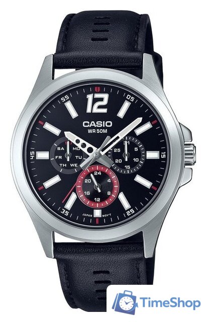 Наручные часы Casio MTP-E350L-1B - Изображение №1 — Интернет-магазин Time-Shop