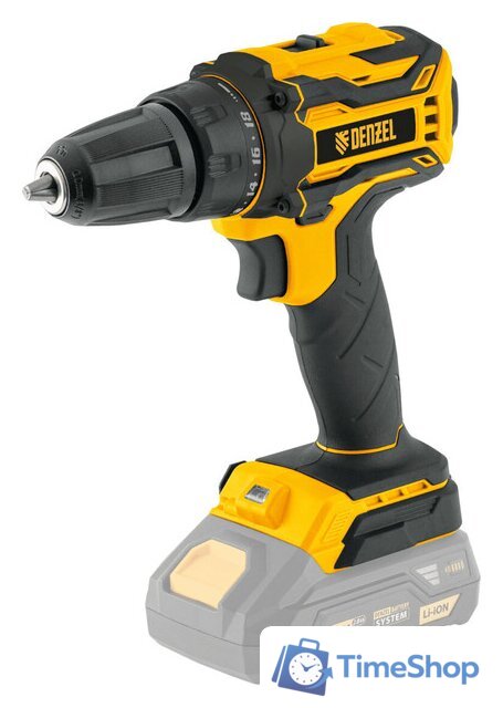 Дрель-шуруповерт Denzel BLDL-18-0 26141 (без АКБ) - Изображение №1 — Интернет-магазин Time-Shop
