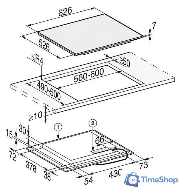 Варочная панель Miele KM 7464 FR - Изображение №4 — Интернет-магазин Time-Shop
