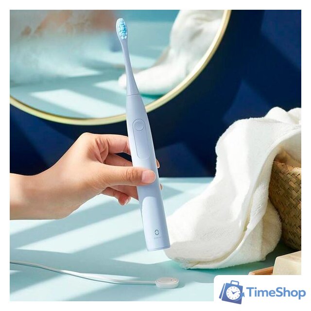 Электрическая зубная щетка Oclean F1 Sonic (темно-синий) - Изображение №4 — Интернет-магазин Time-Shop