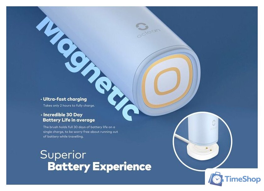 Электрическая зубная щетка Oclean F1 Sonic (темно-синий) - Изображение №9 — Интернет-магазин Time-Shop