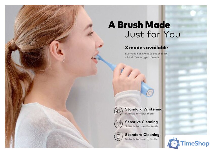 Электрическая зубная щетка Oclean F1 Sonic (темно-синий) - Изображение №8 — Интернет-магазин Time-Shop