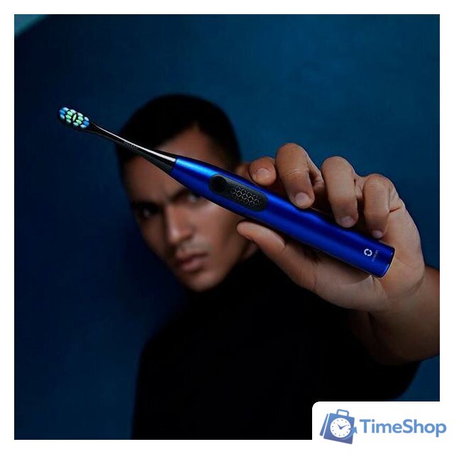 Электрическая зубная щетка Oclean F1 Sonic (темно-синий) - Изображение №2 — Интернет-магазин Time-Shop