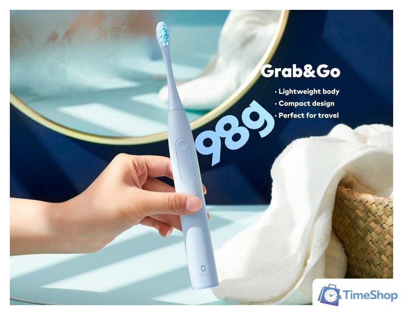 Электрическая зубная щетка Oclean F1 Sonic (темно-синий) - Изображение №10 — Интернет-магазин Time-Shop