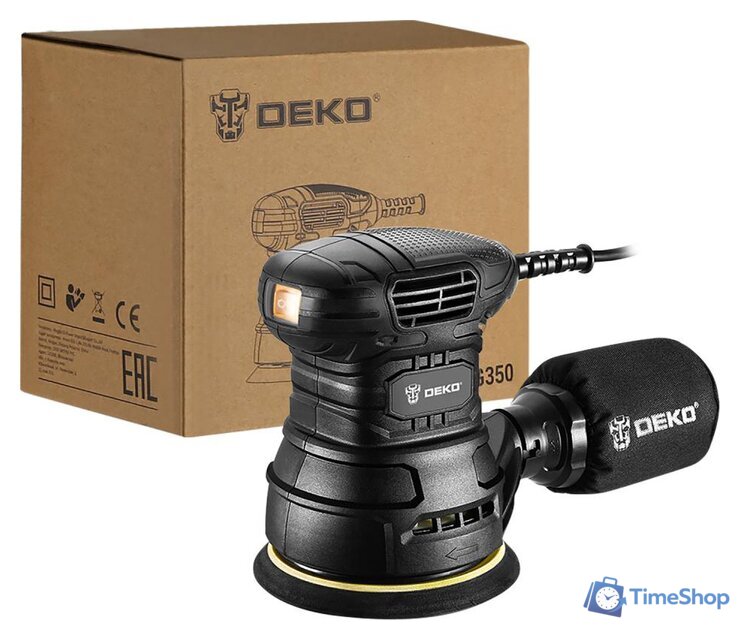 Эксцентриковая шлифмашина Deko DKG350 063-4263 - Изображение №1 — Интернет-магазин Time-Shop