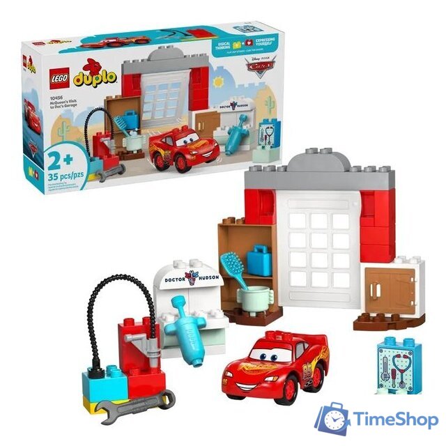 Конструктор LEGO Duplo Визит МакКвина в гараж Дока 10456 - Изображение №3 — Интернет-магазин Time-Shop