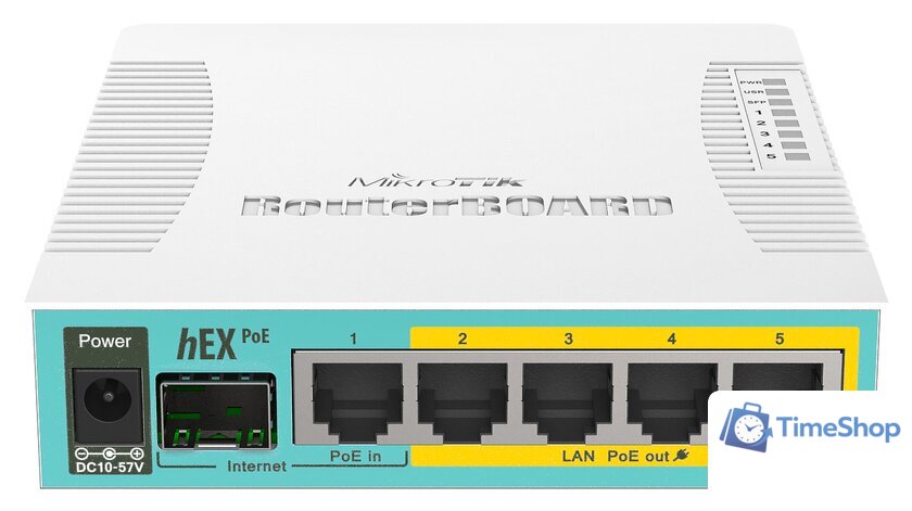 Маршрутизатор Mikrotik Hex PoE [RB960PGS] - Изображение №1 — Интернет-магазин Time-Shop