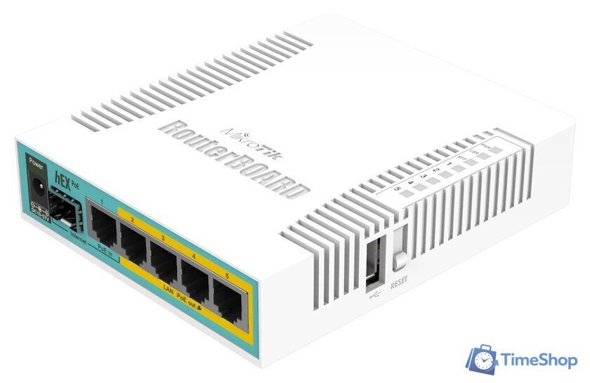 Маршрутизатор Mikrotik Hex PoE [RB960PGS] - Изображение №2 — Интернет-магазин Time-Shop
