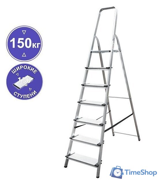 Лестница-стремянка Новая высота NV 1117 7 ступеней - Изображение №1 — Интернет-магазин Time-Shop